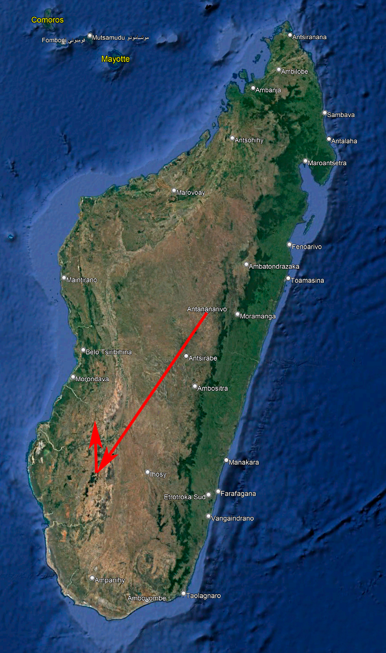Достопримечательности республики Мадагаскар - карта острова с описанием и фото
